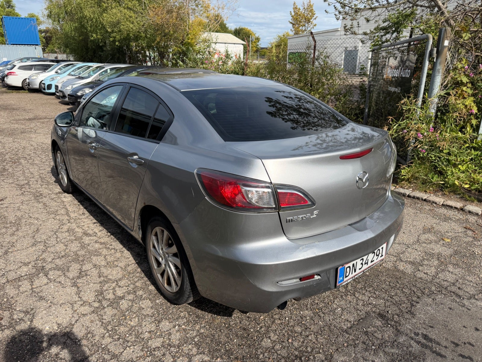 Grøn Mazda 3 fra 2011
