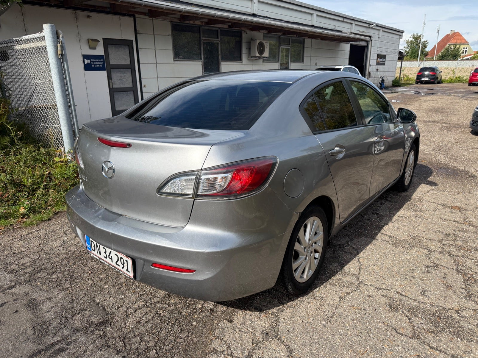 Grøn Mazda 3 fra 2011
