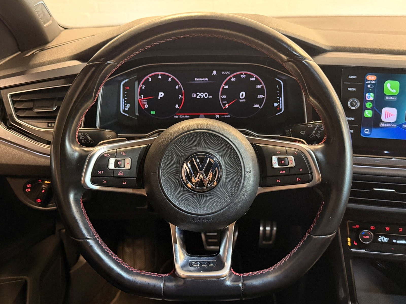 Sort VW Polo fra 2019