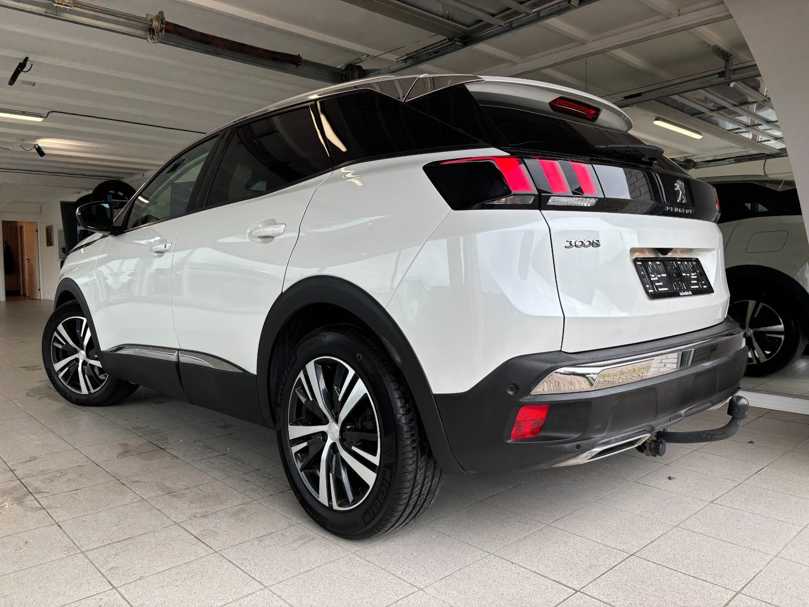 Hvid Peugeot 3008 fra 2018
