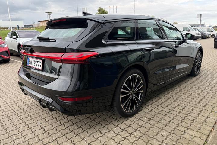 Sort Audi A6 e-tron fra 2025