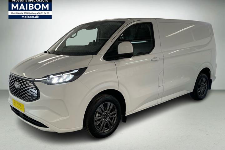 Hvid Ford E-Transit Custom 320 L1 fra 2026