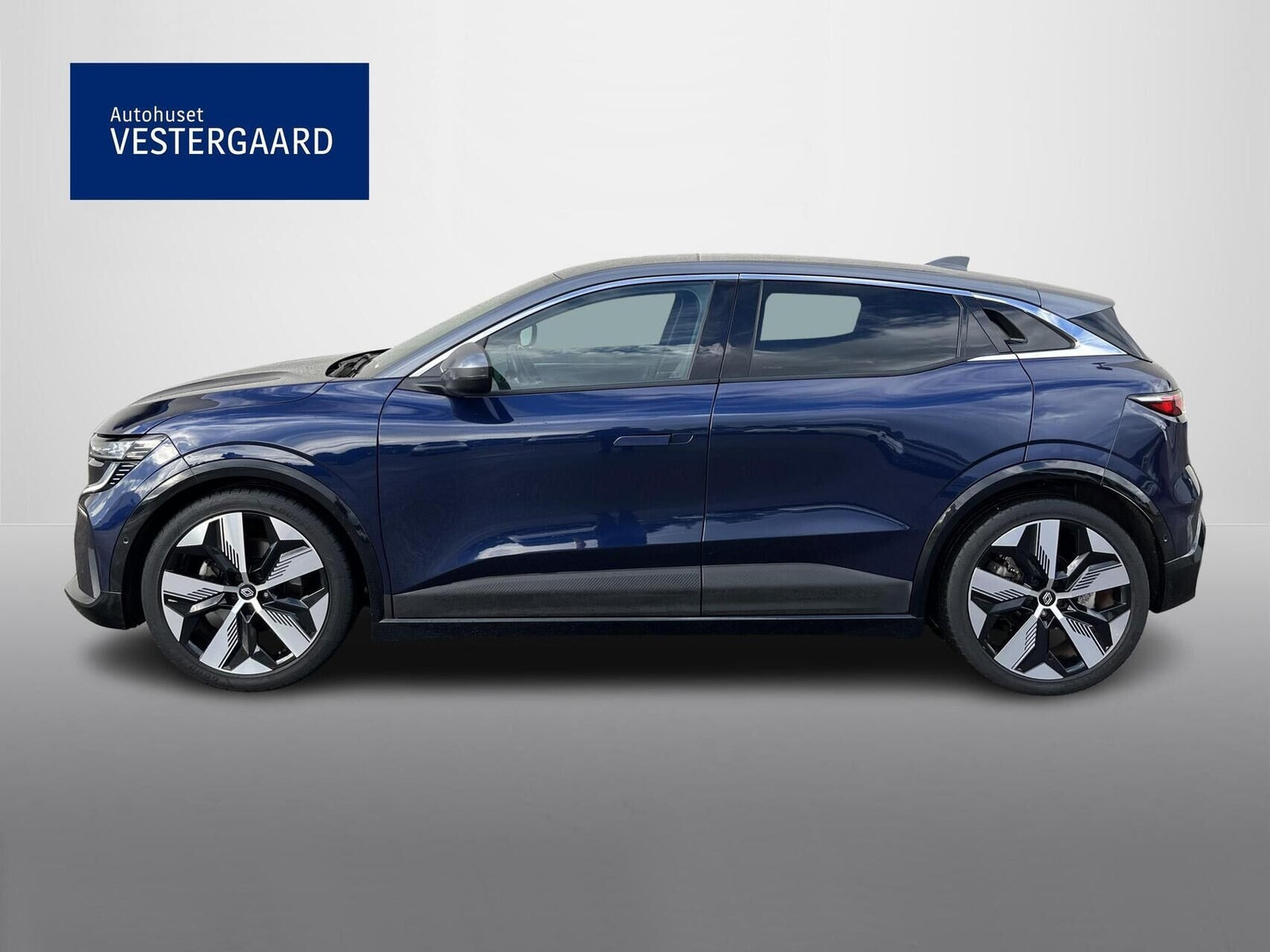 Blå Renault Megane E-Tech fra 2023