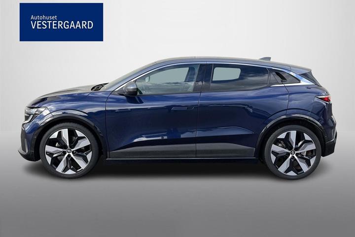 Blå Renault Megane E-Tech fra 2023