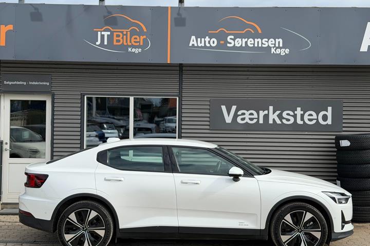 Hvid Polestar 2 fra 2024