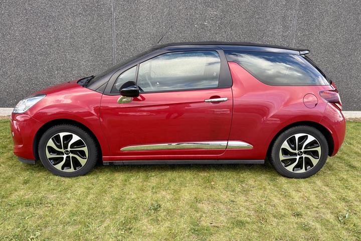 Rød Citroën DS3 fra 2013