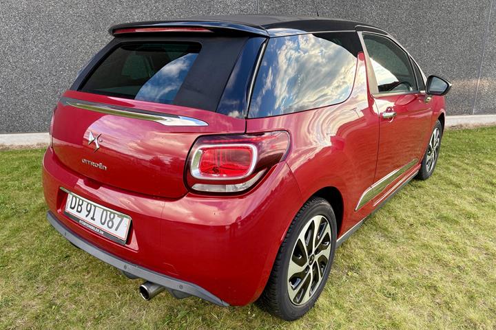 Rød Citroën DS3 fra 2013