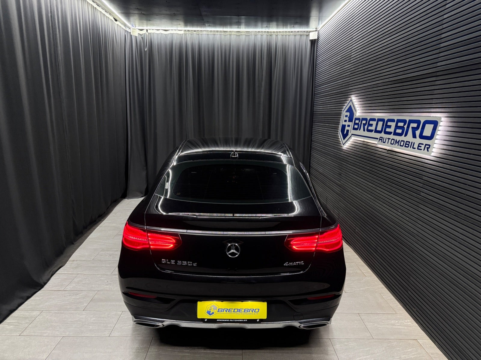 Sort Mercedes GLE350 d fra 2016