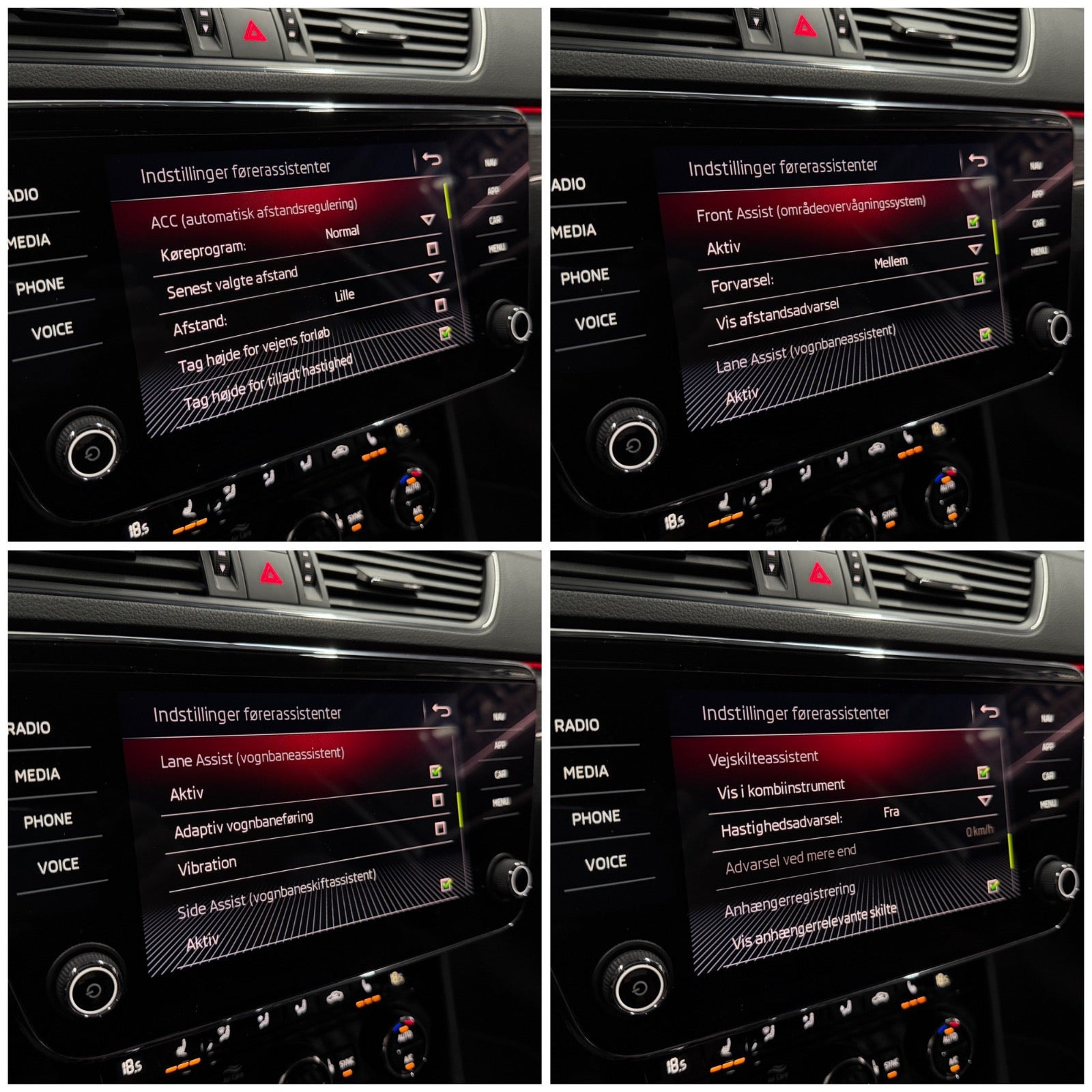 Sort Skoda Superb fra 2020