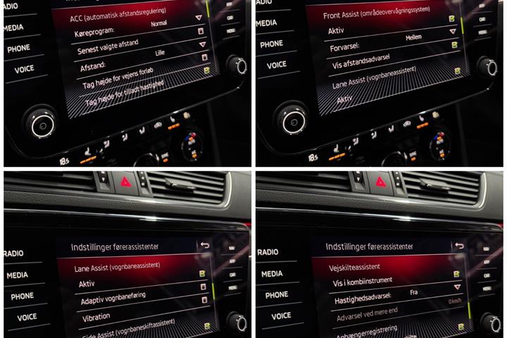 Sort Skoda Superb fra 2020