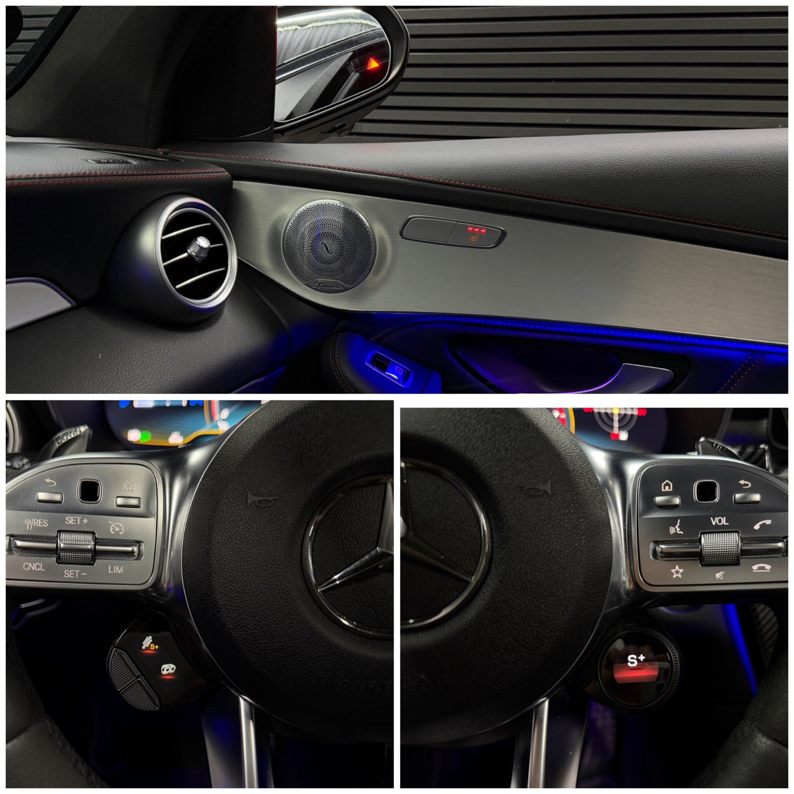 Sort Mercedes GLC43 fra 2020