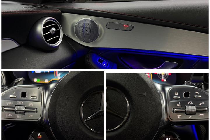 Sort Mercedes GLC43 fra 2020