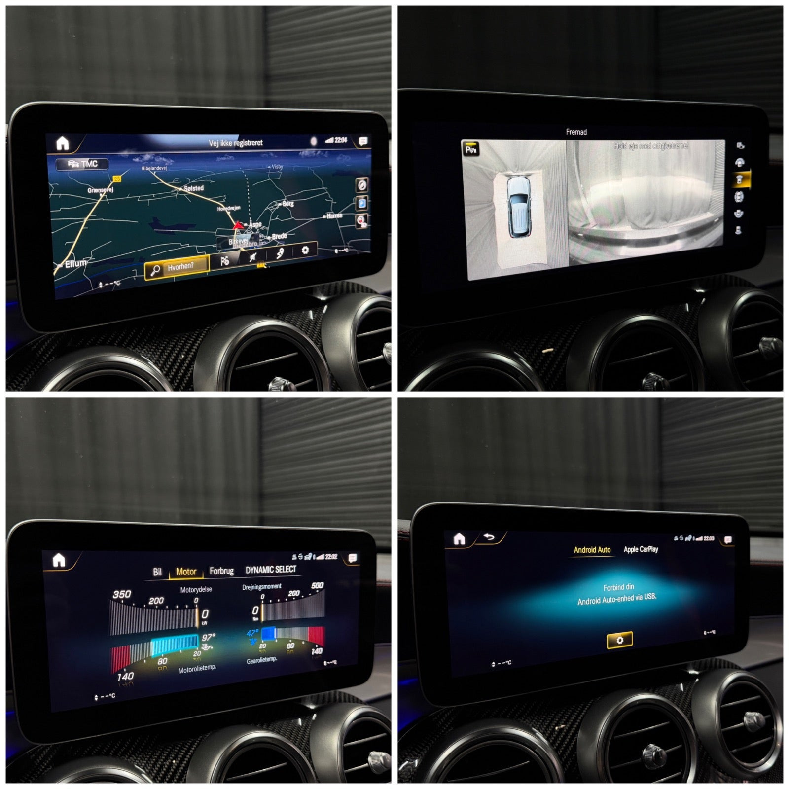 Sort Mercedes GLC43 fra 2020