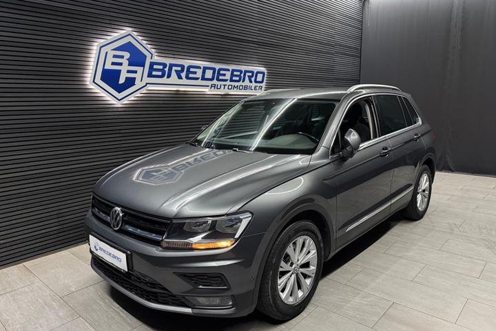 Grå VW Tiguan fra 2018