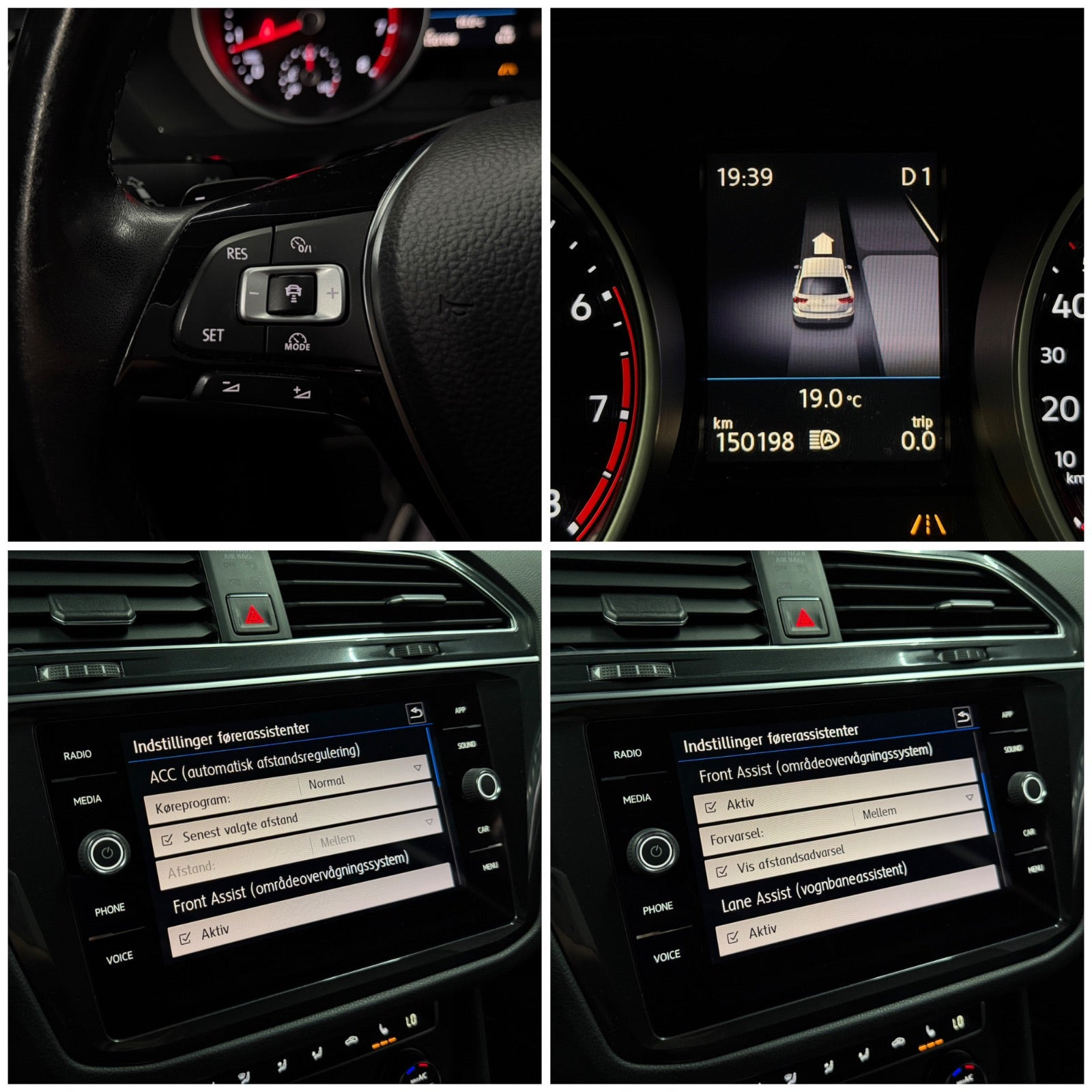 Grå VW Tiguan fra 2018