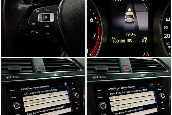 Grå VW Tiguan fra 2018