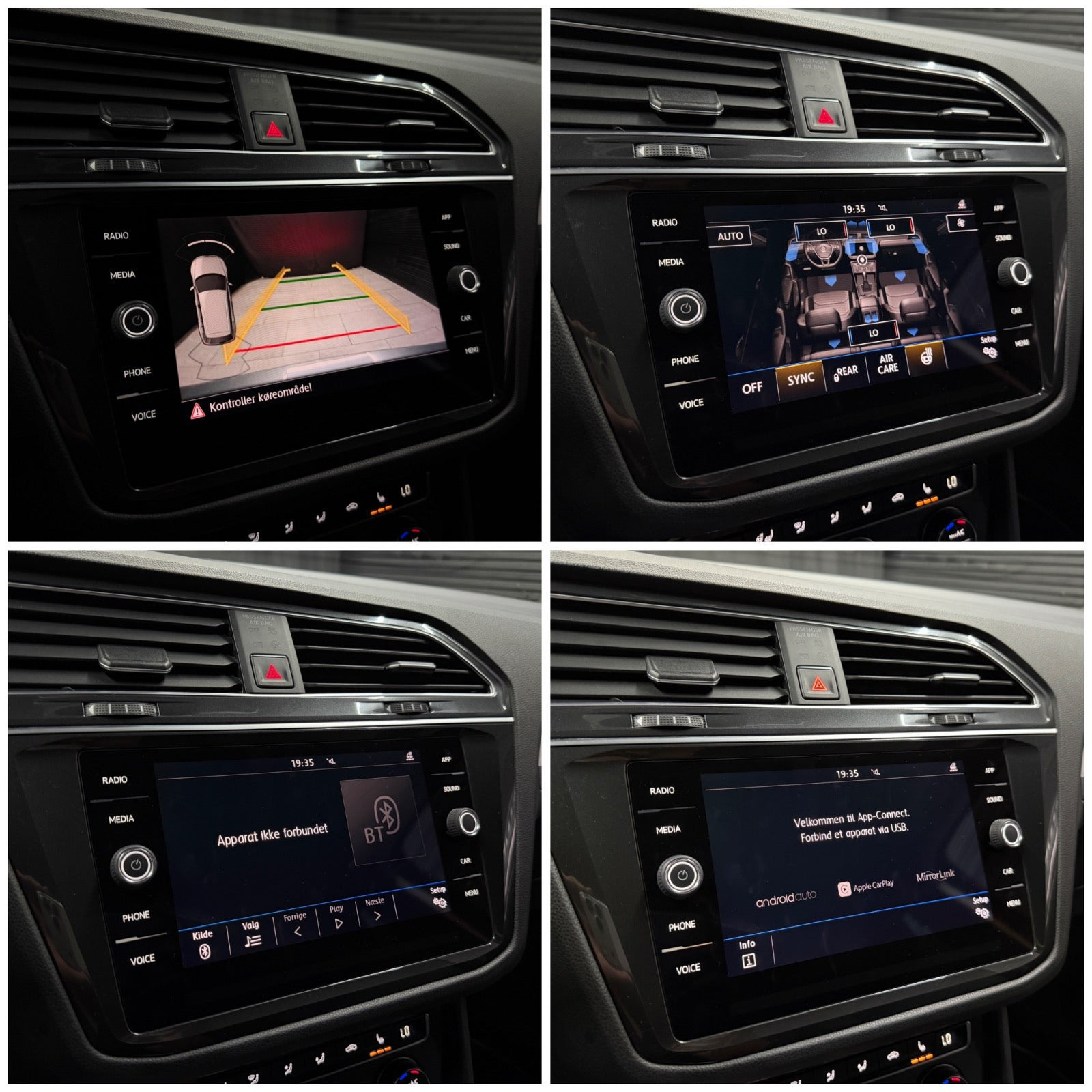 Grå VW Tiguan fra 2018