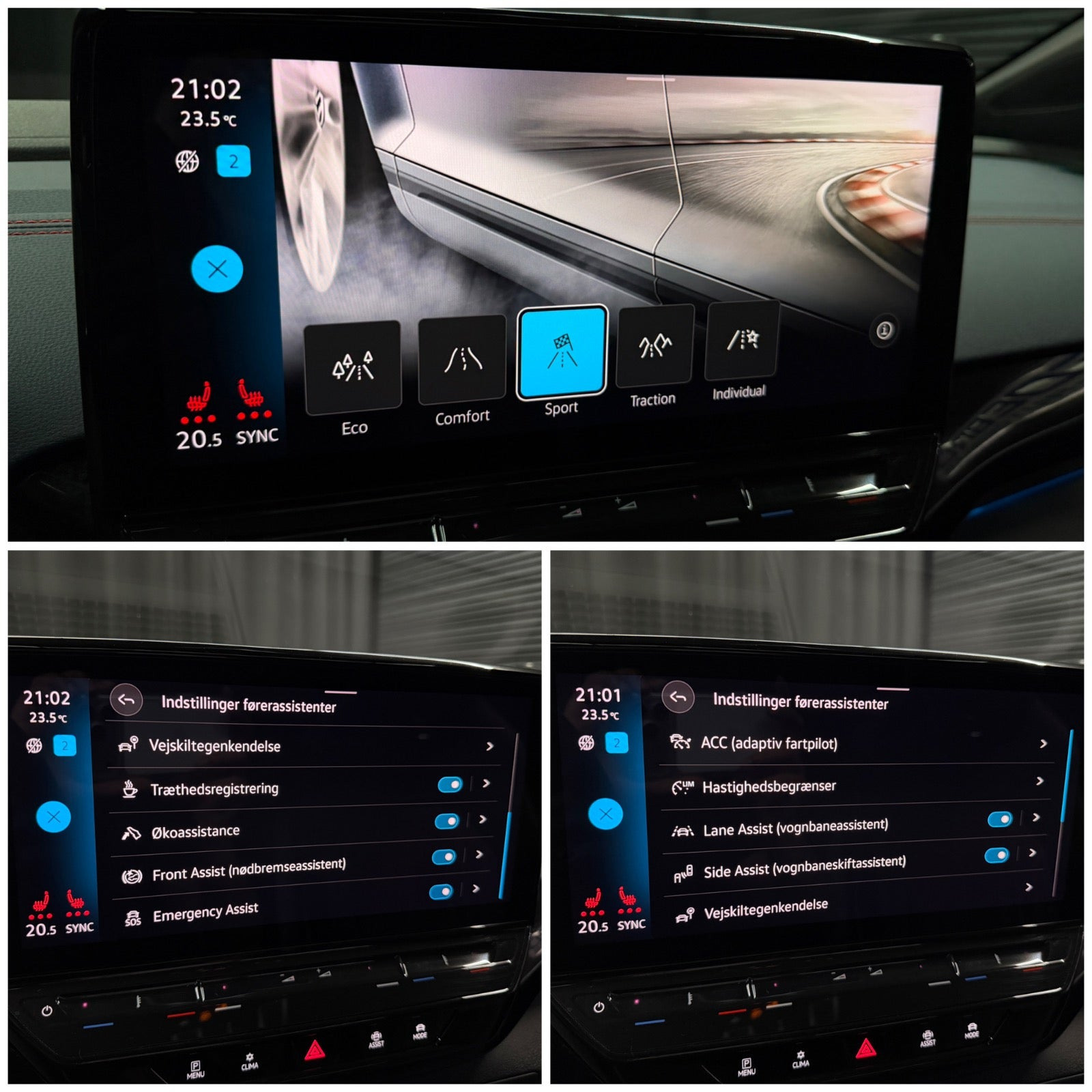 Gul VW ID.4 fra 2021