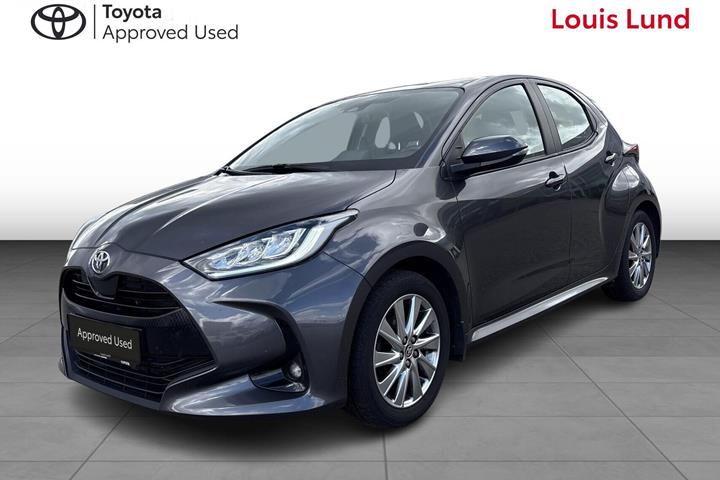 Grå Toyota Yaris fra 2022