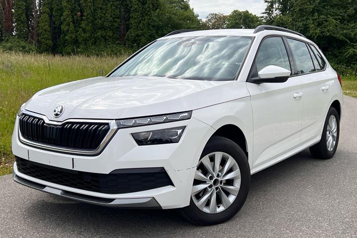 Hvid Skoda Kamiq fra 2022