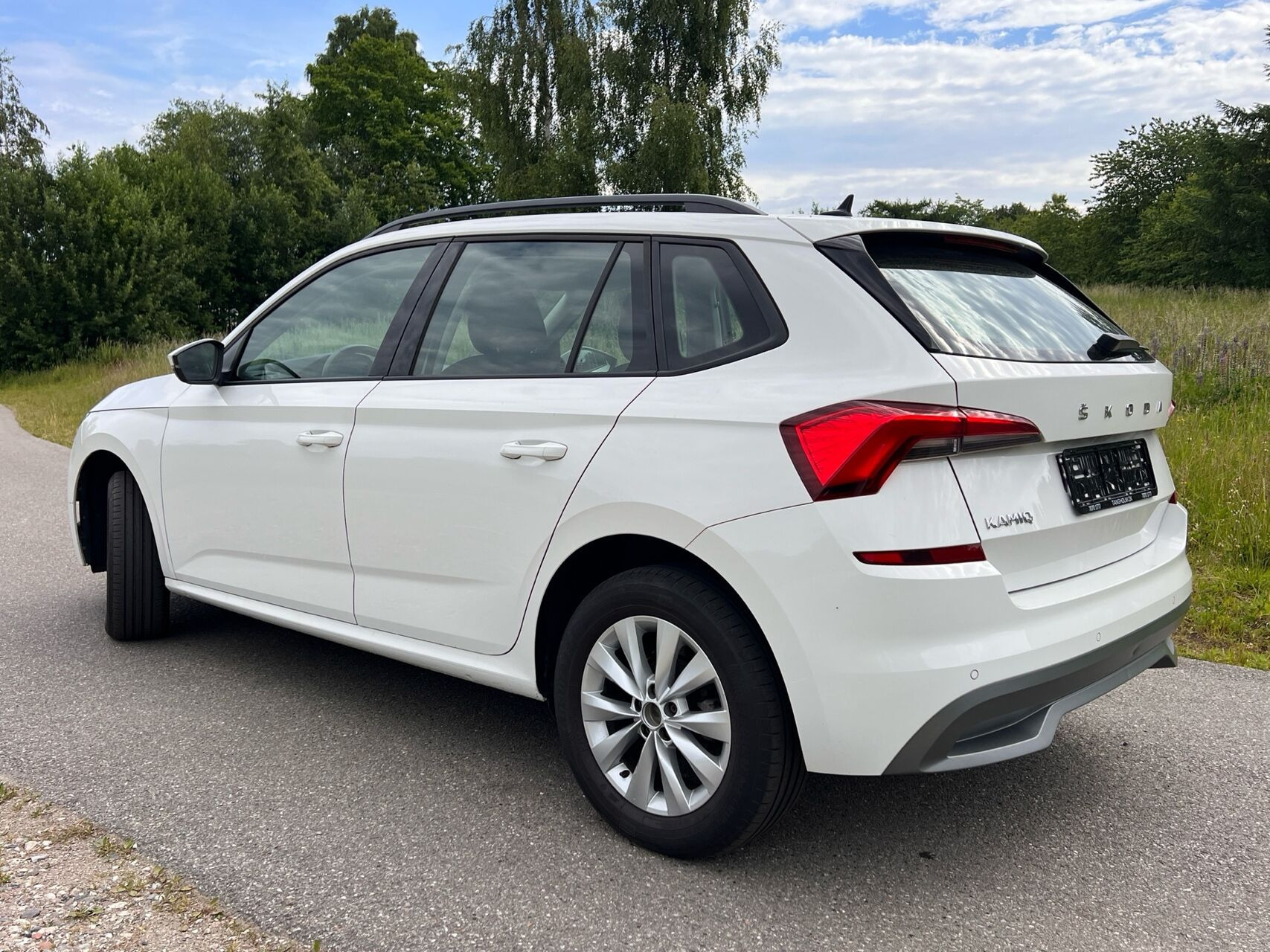 Hvid Skoda Kamiq fra 2022
