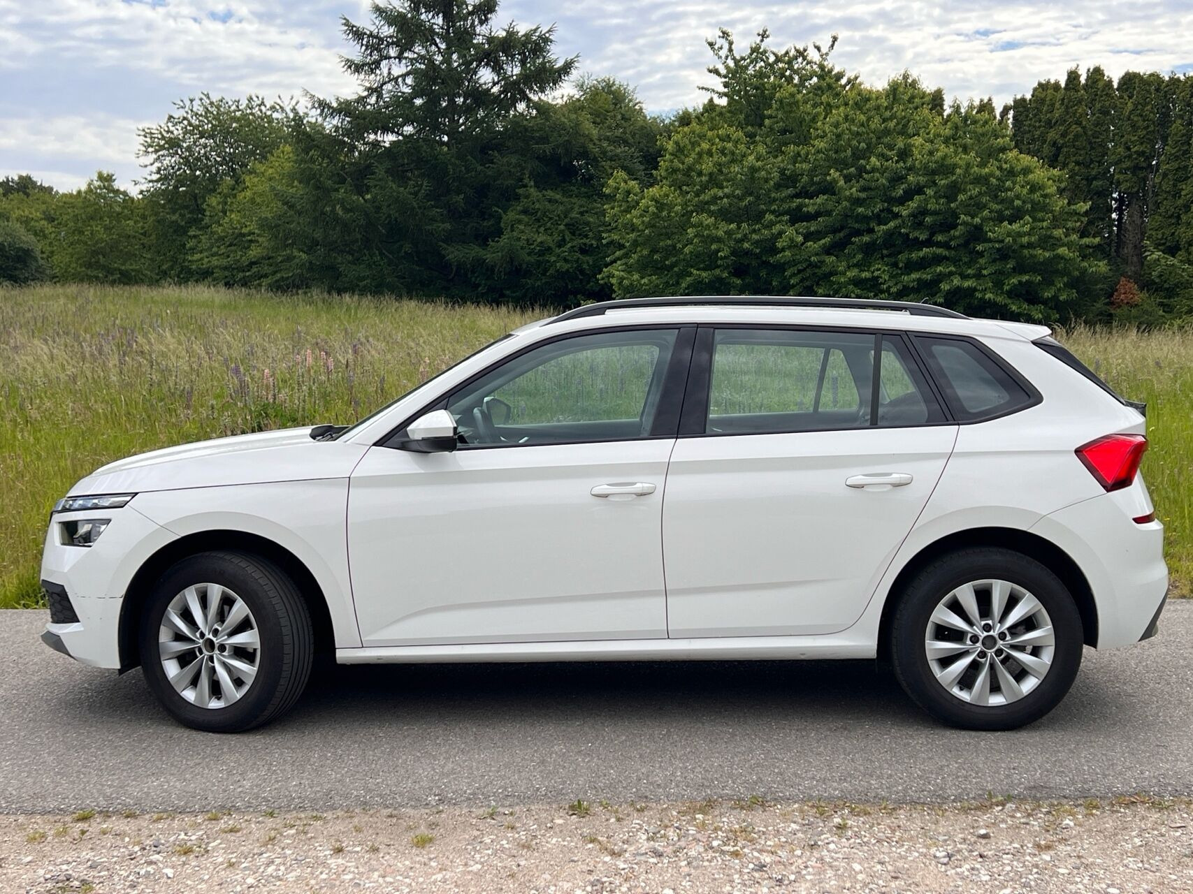 Hvid Skoda Kamiq fra 2022