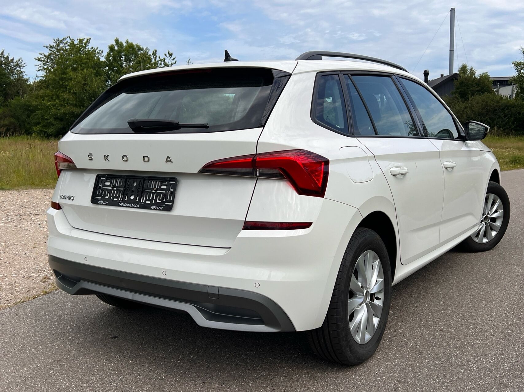 Hvid Skoda Kamiq fra 2022