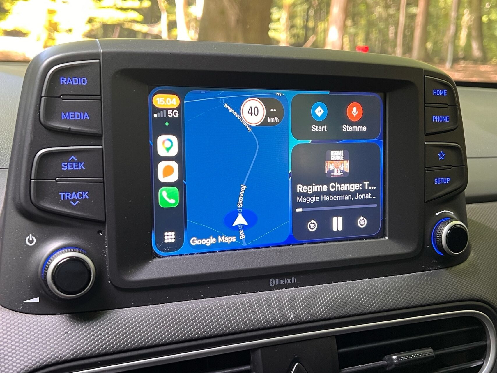 Grå Hyundai Kona fra 2018