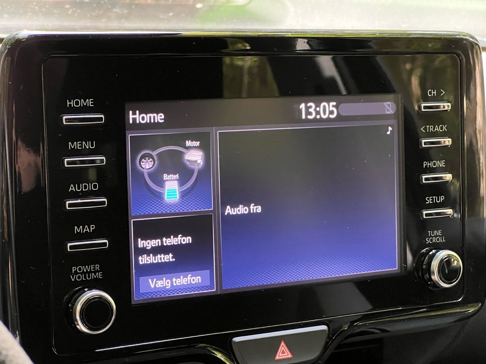 Sort Toyota Yaris fra 2021
