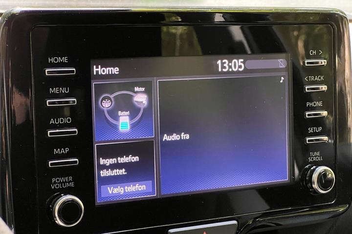 Sort Toyota Yaris fra 2021