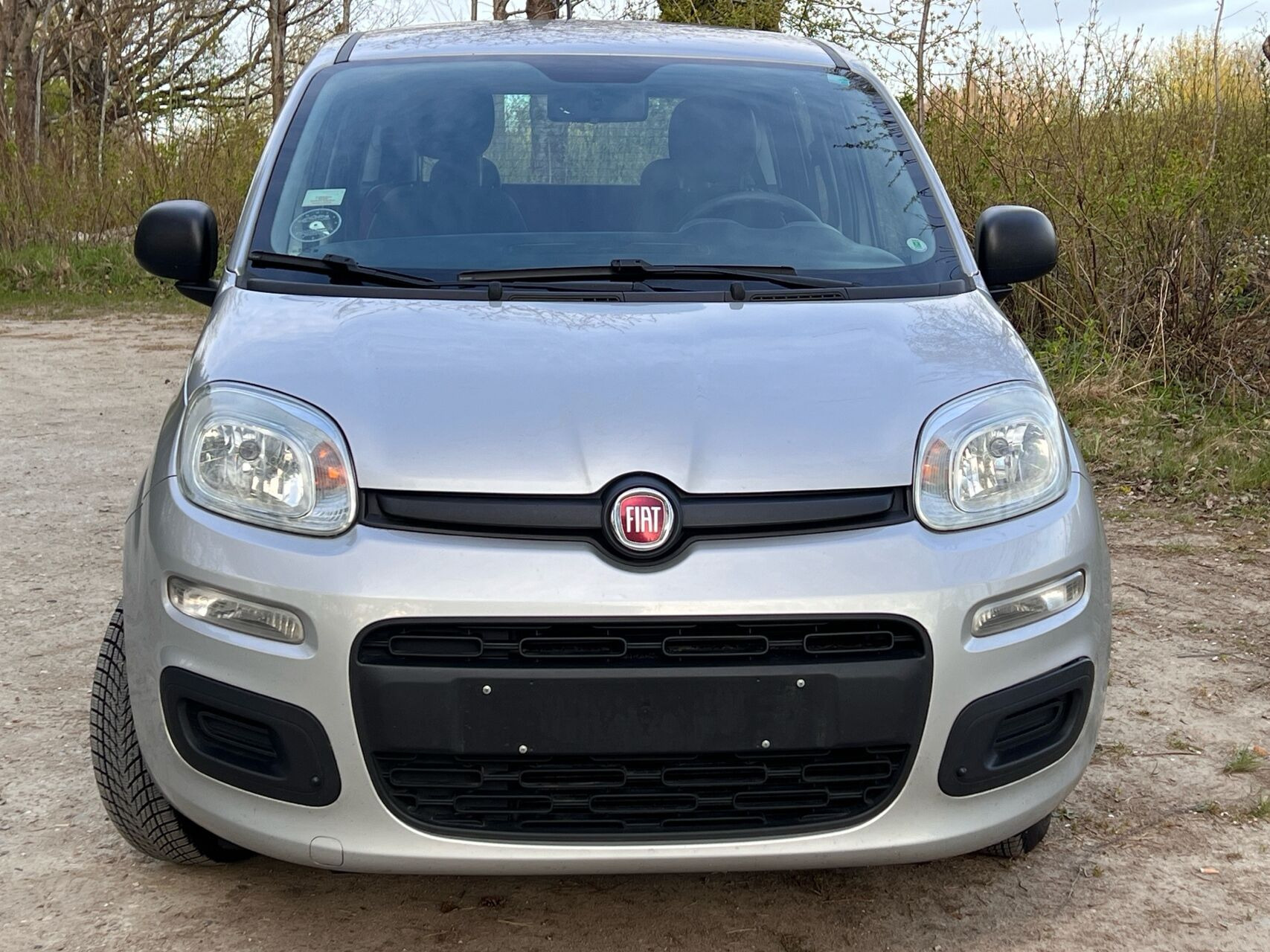 Sølv Fiat Panda fra 2015