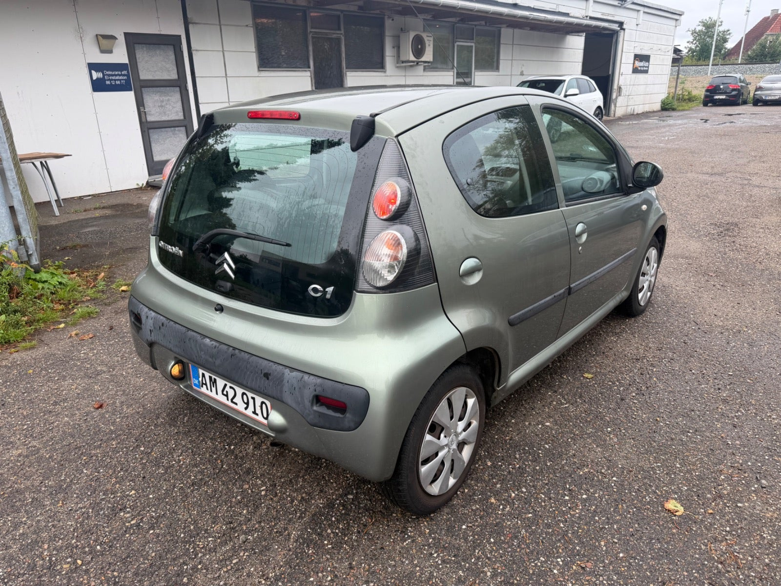 Grøn Citroën C1 fra 2010