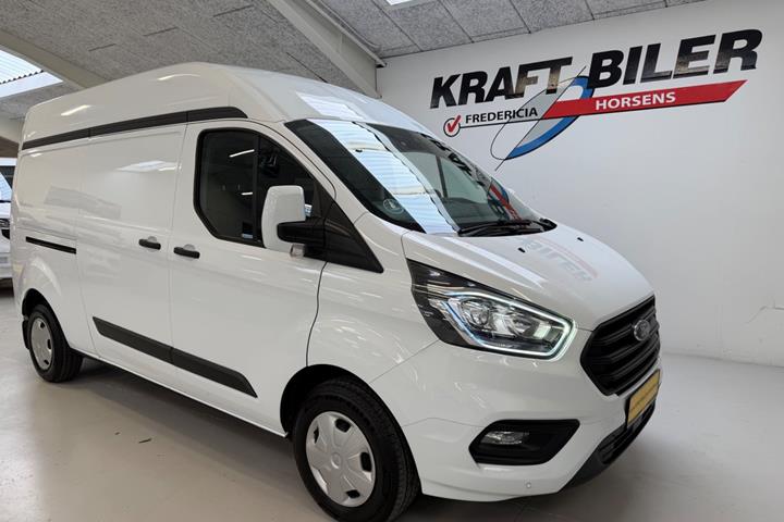 Hvid Ford Transit Custom 300 L2 fra 2018