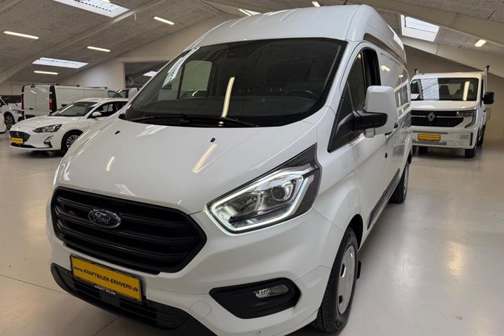 Hvid Ford Transit Custom 300 L2 fra 2018