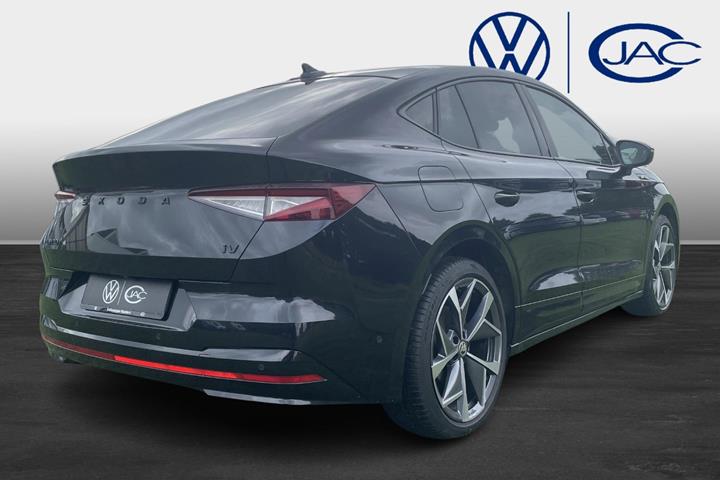 Sort Skoda Enyaq fra 2022