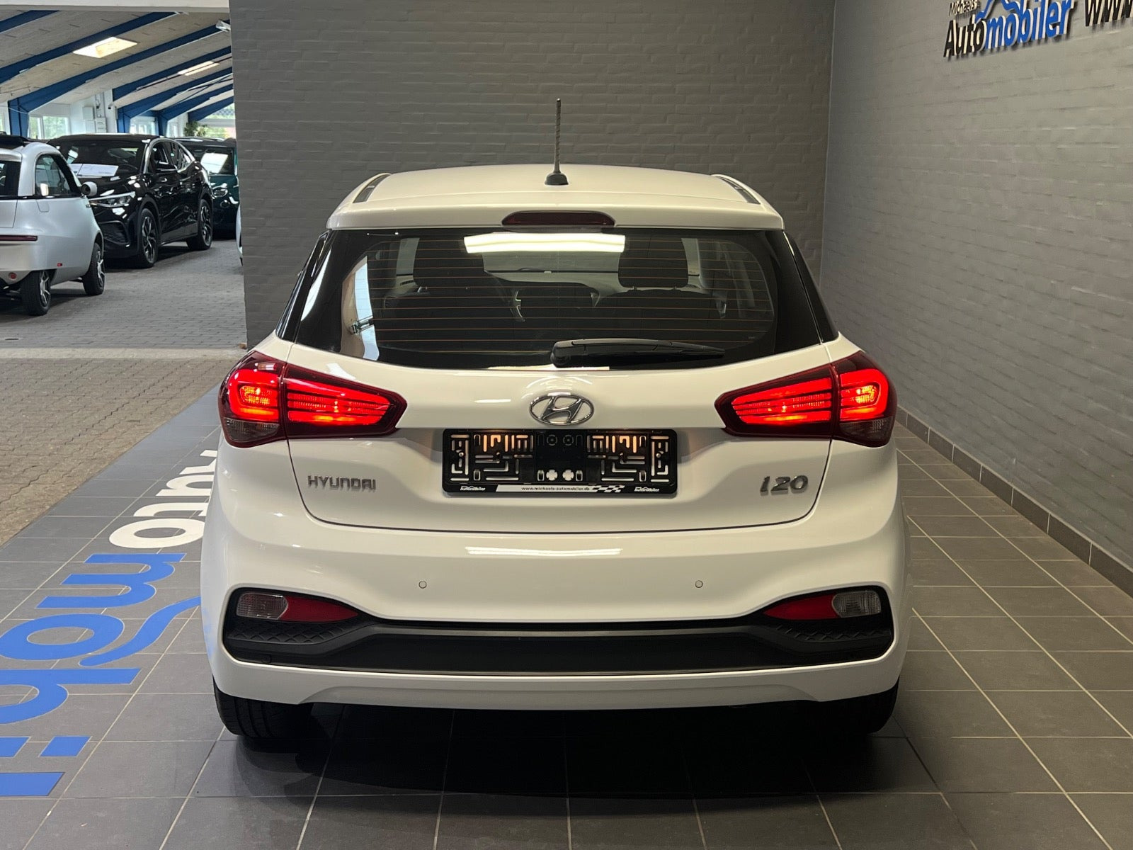 Hvid Hyundai i20 fra 2019