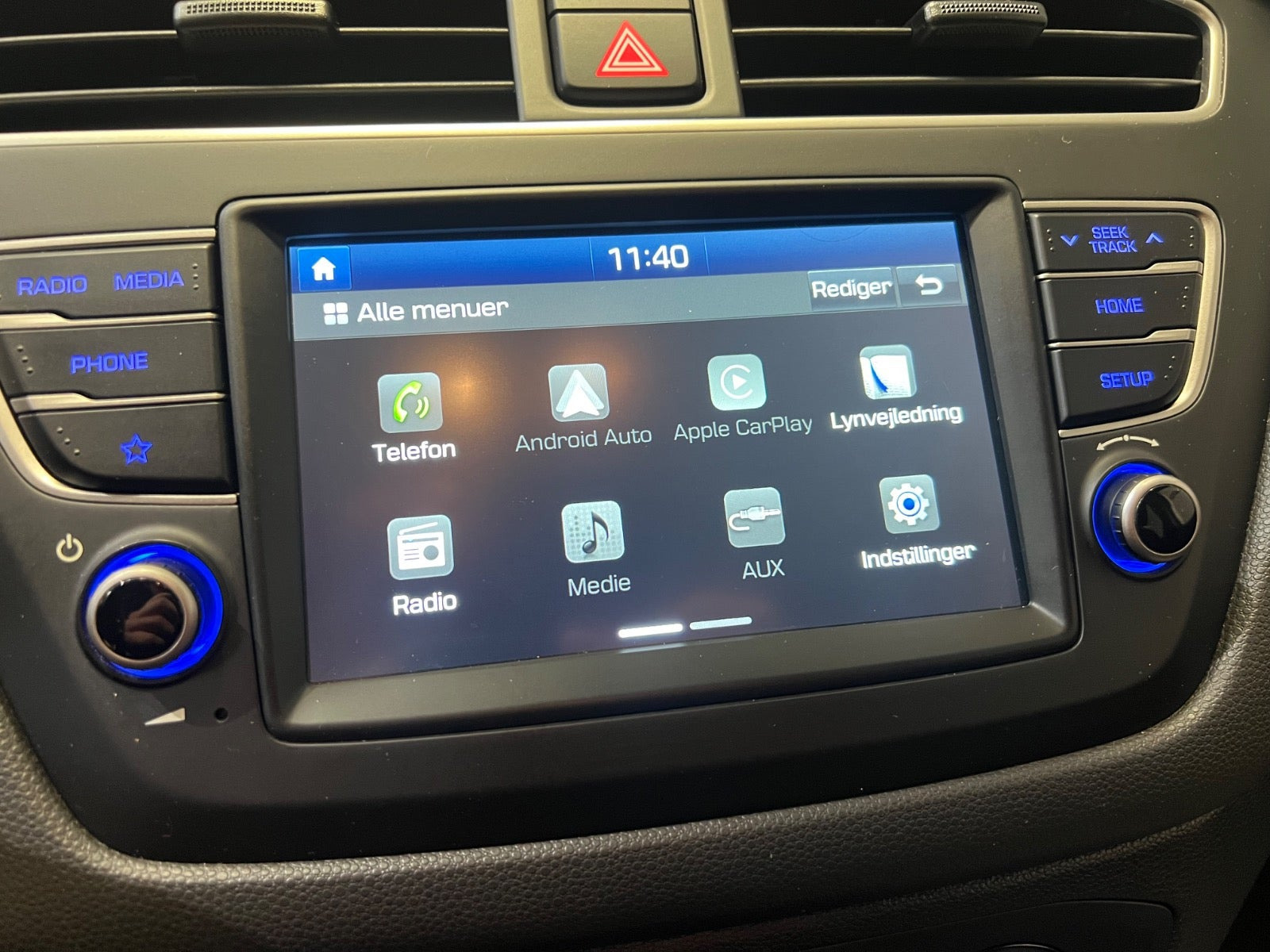Hvid Hyundai i20 fra 2019