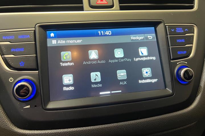 Hvid Hyundai i20 fra 2019
