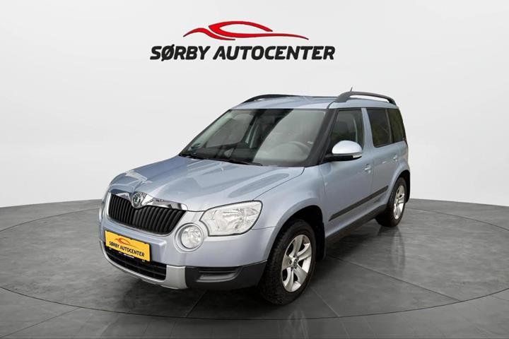 Blå Skoda Yeti fra 2010