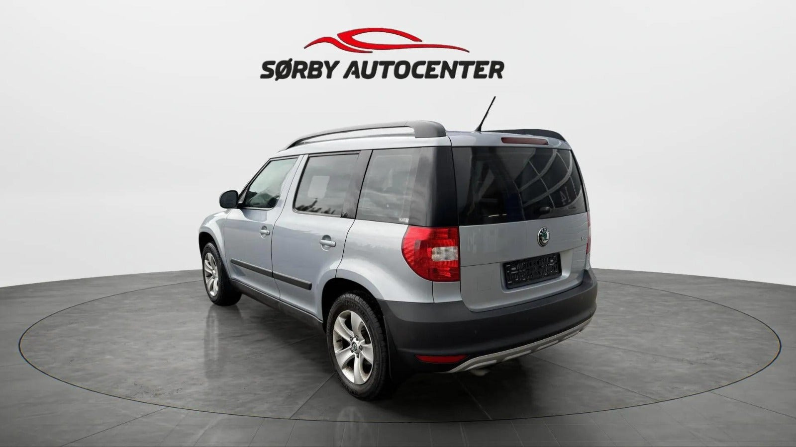 Blå Skoda Yeti fra 2010