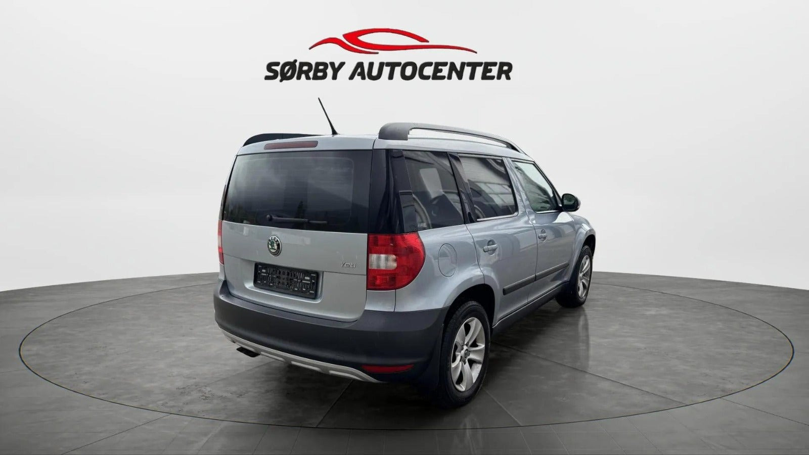 Blå Skoda Yeti fra 2010