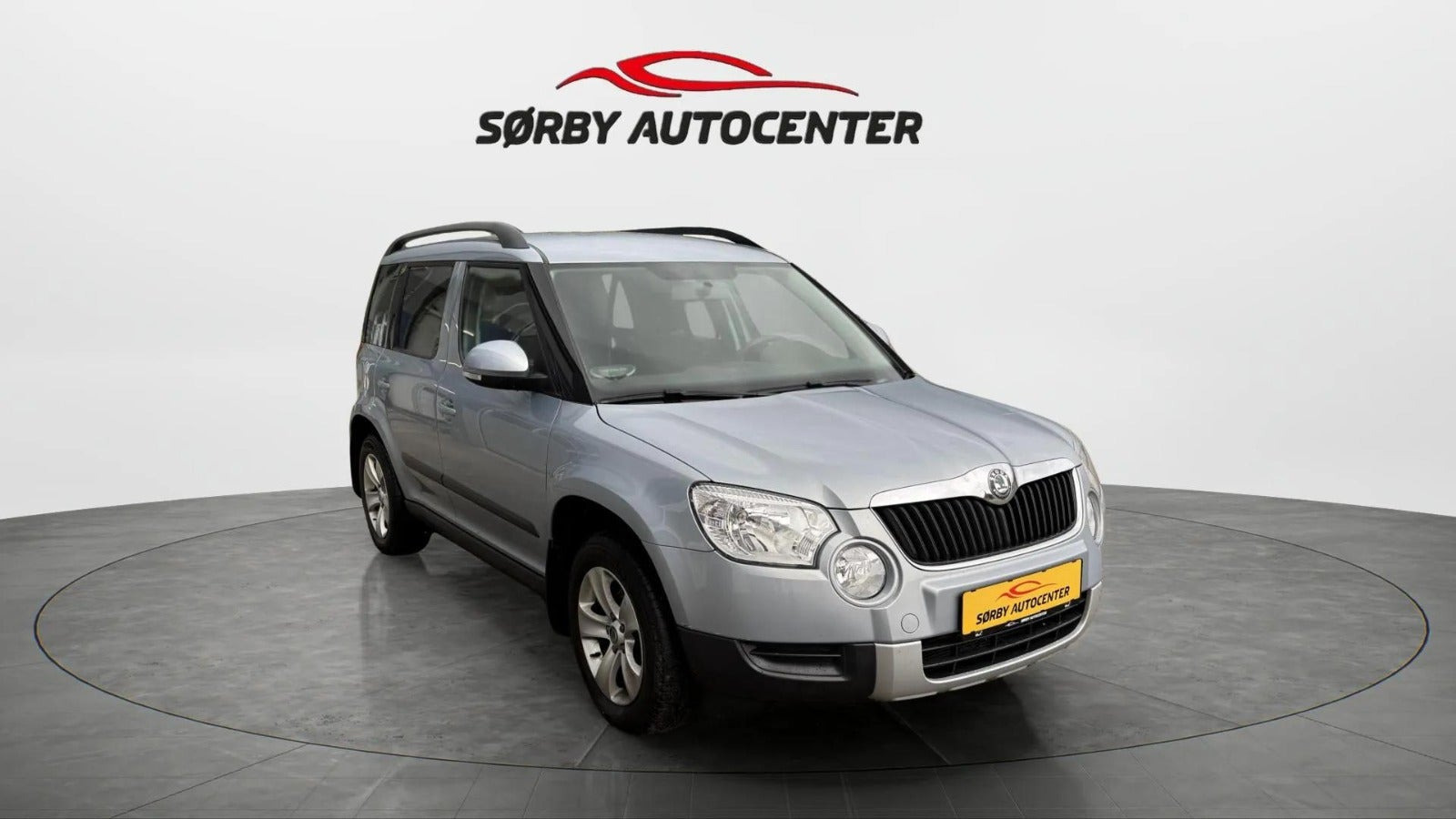 Blå Skoda Yeti fra 2010