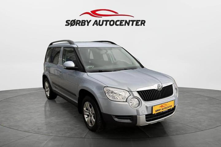 Blå Skoda Yeti fra 2010