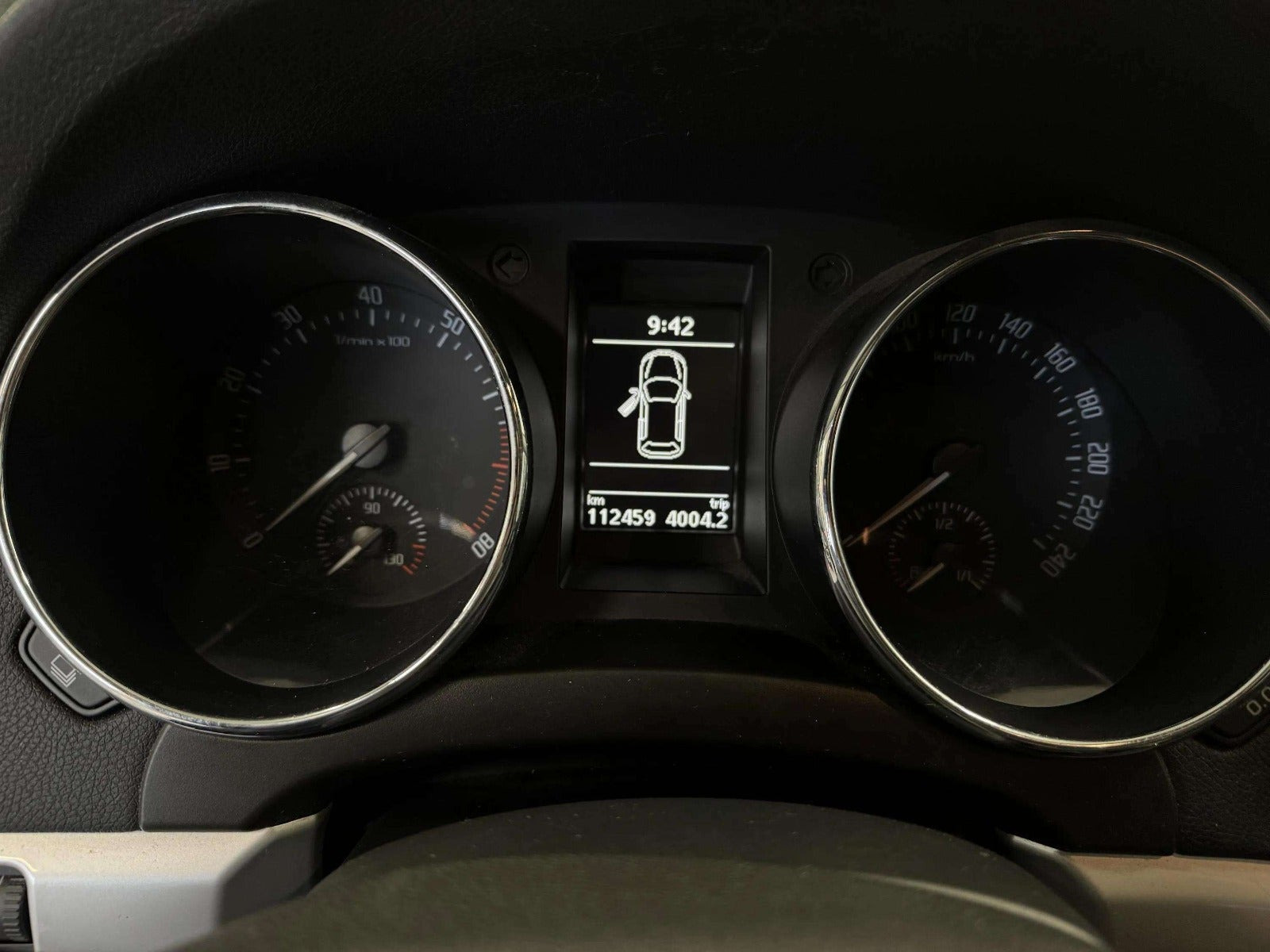 Blå Skoda Yeti fra 2010