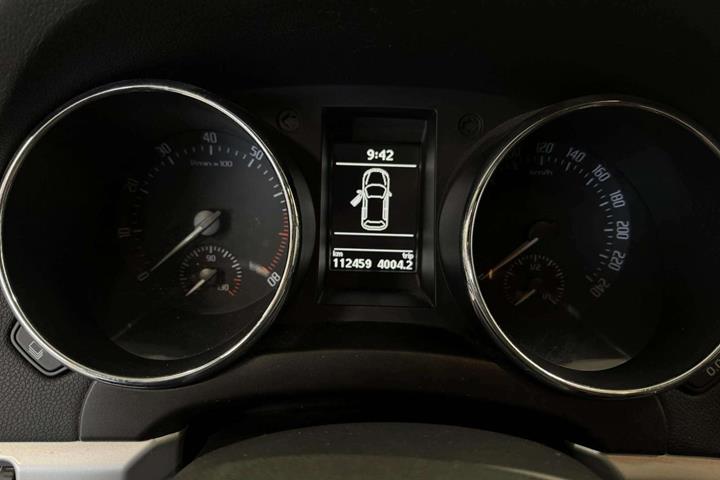 Blå Skoda Yeti fra 2010