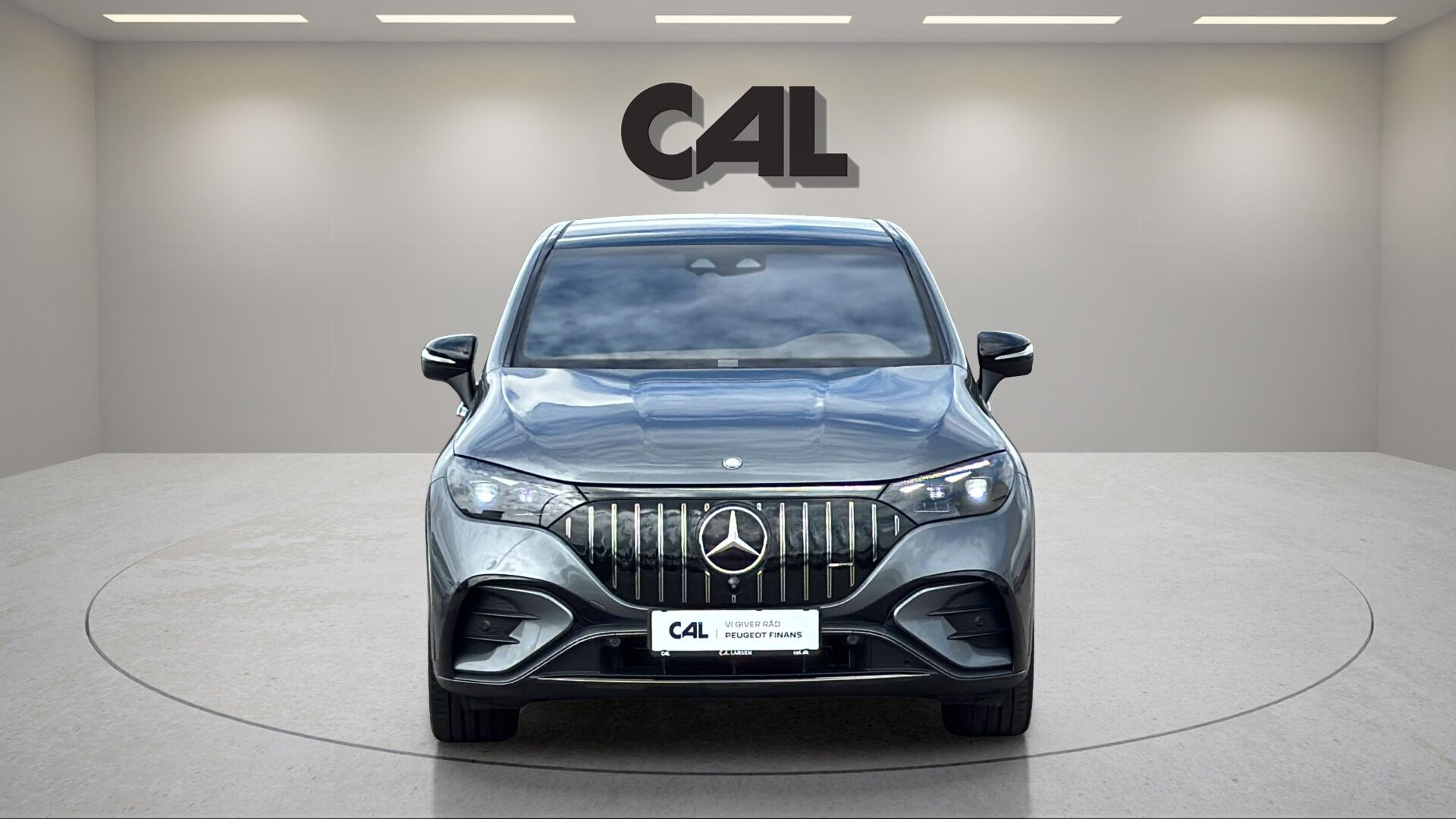 Grå Mercedes EQE 43 AMG fra 2024
