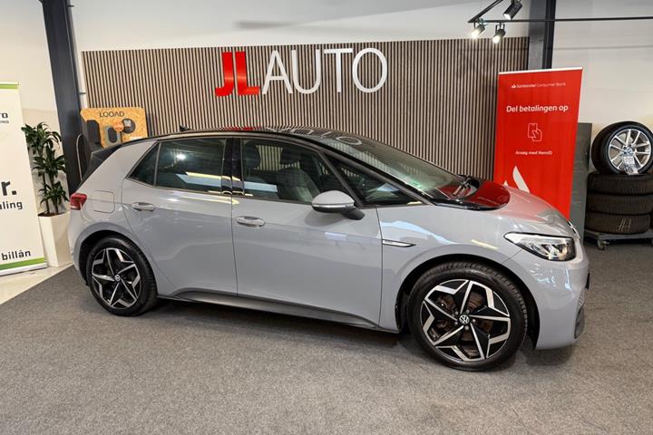 Grå VW ID.3 fra 2023