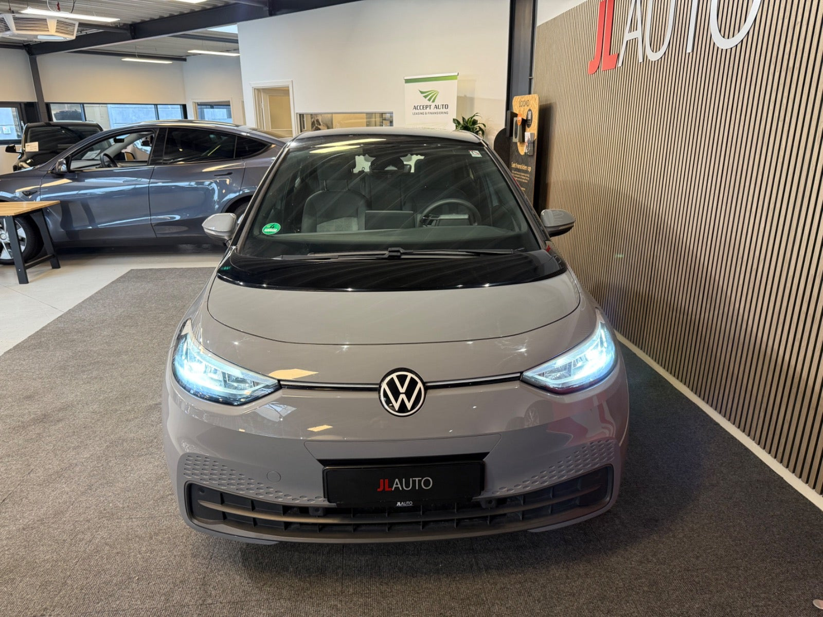 Grå VW ID.3 fra 2023