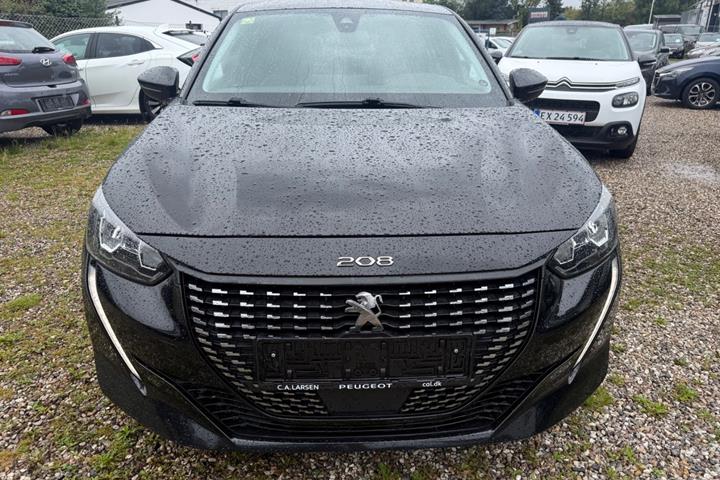 Sort Peugeot 208 fra 2020