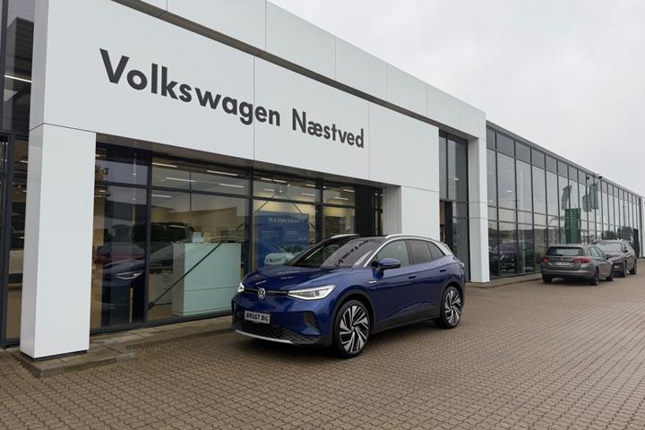 Blå VW ID.4 fra 2022